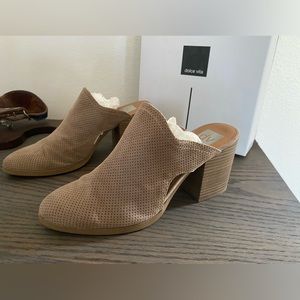 Dolce Vita Slip On Chunky Heels Sandals 9